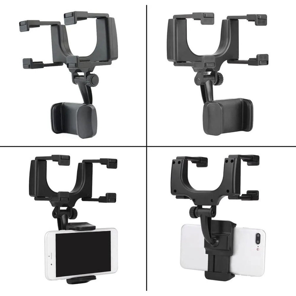 Soporte Porta Celular 360 Carro Auto Espejo Retrovisor  H2