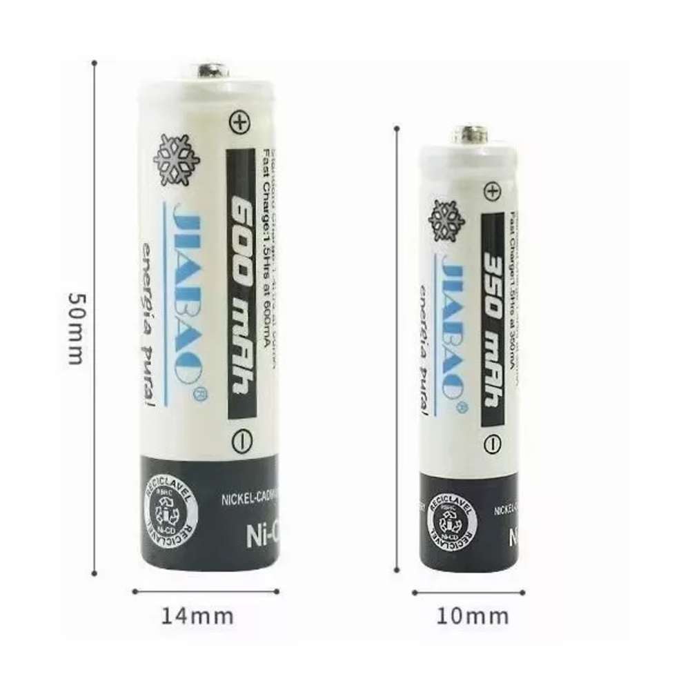 Cargador De Pilas Baterías Recargables Aa / Aaa +4 Pilas AAA JB212