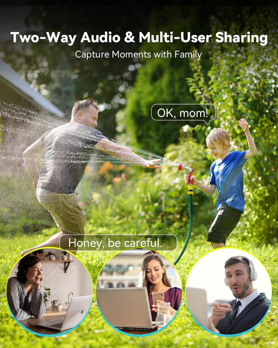 Cámara IP 360° Wifi 2MP Visión Nocturna Certificación IP66 Micrófono y altavoz JK-007