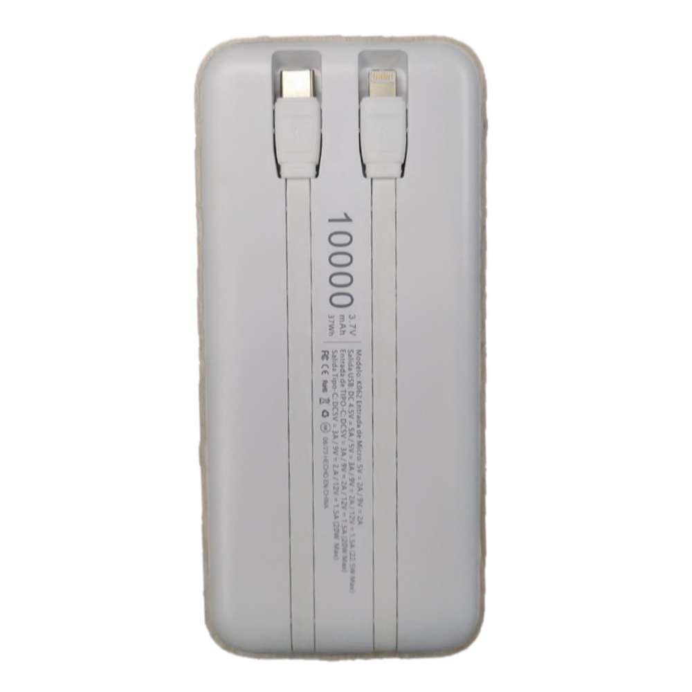 Powerbank Moreka K062 10000 mAh Tipo C IP Carga Rápida 22.5W