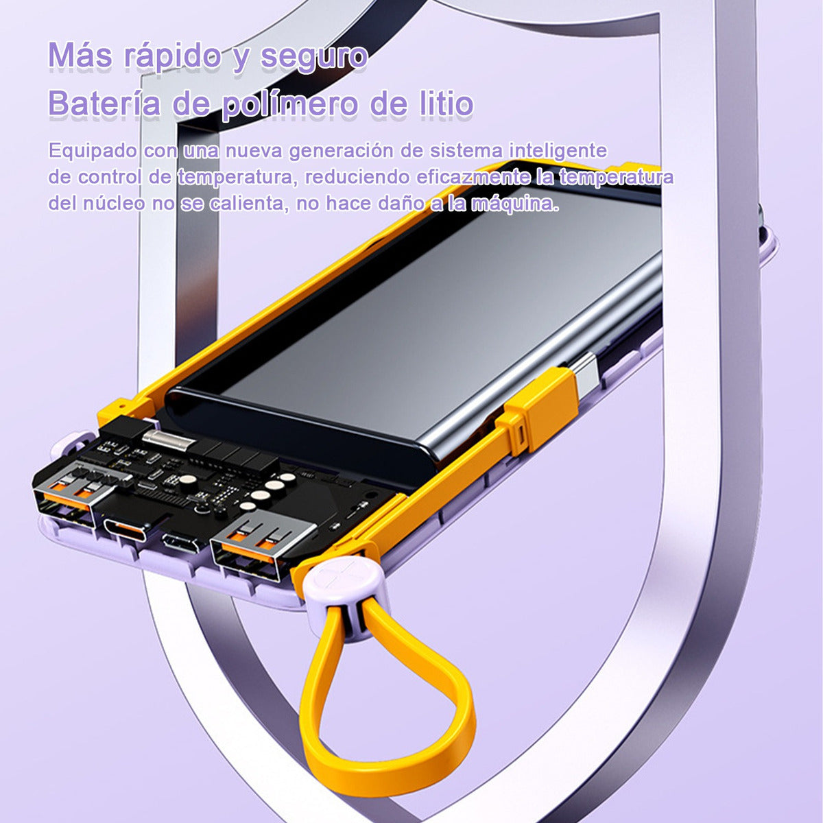 Power Bank Moreka K064 1000 mAh 37W 2 entredas 2 salidas