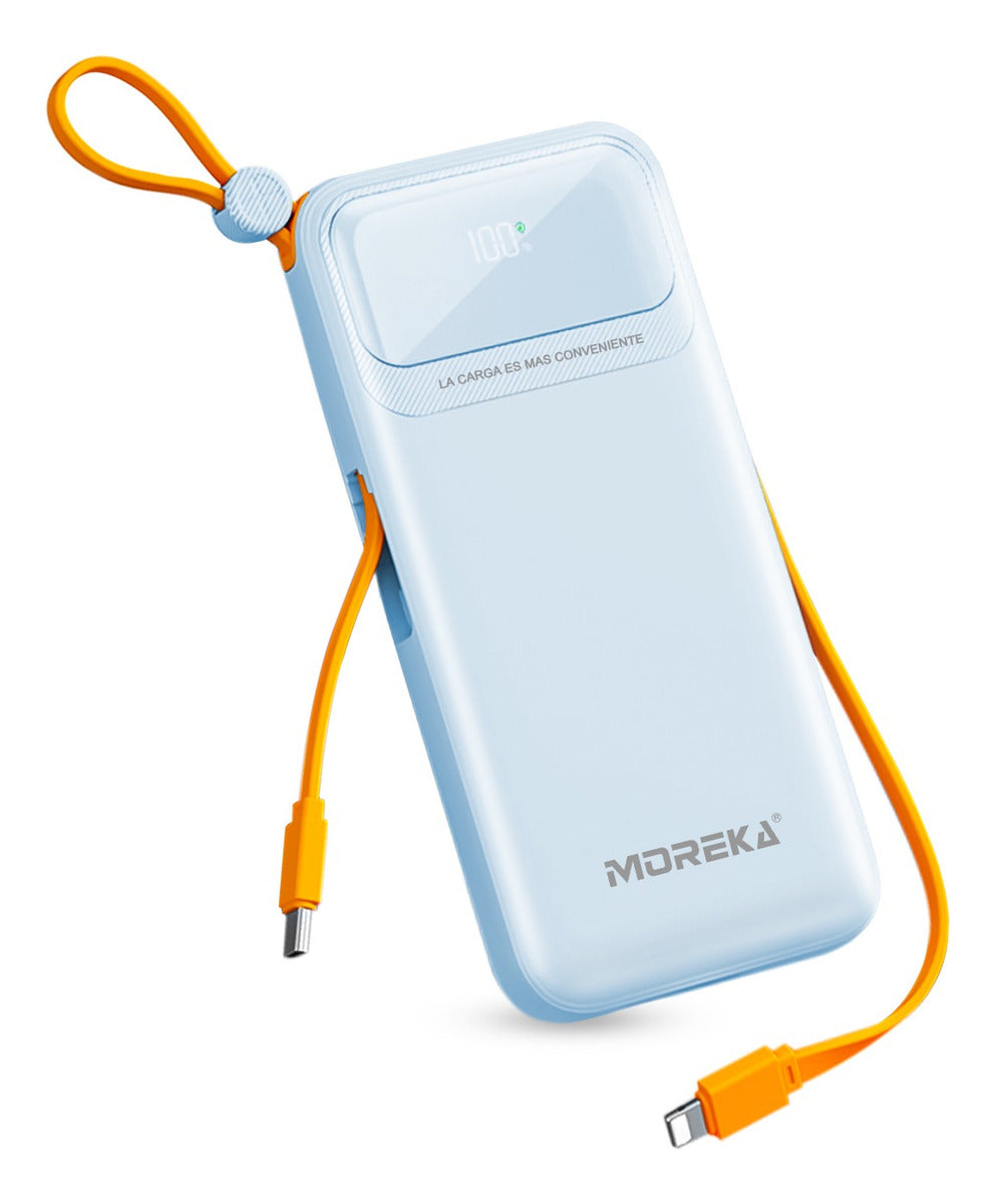 Power Bank Moreka K064 1000 mAh 37W 2 entredas 2 salidas