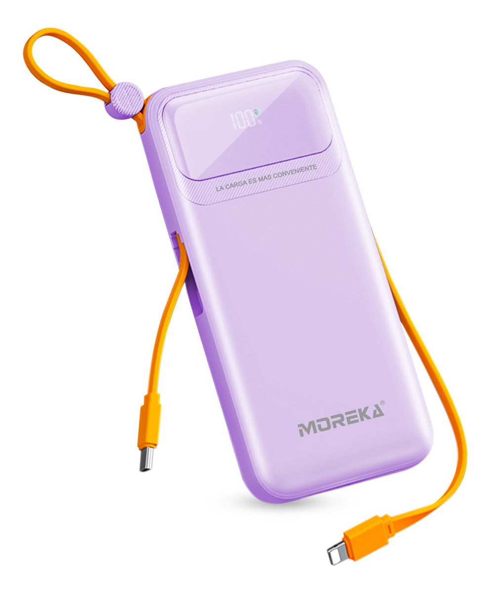 Power Bank Moreka K064 1000 mAh 37W 2 entredas 2 salidas