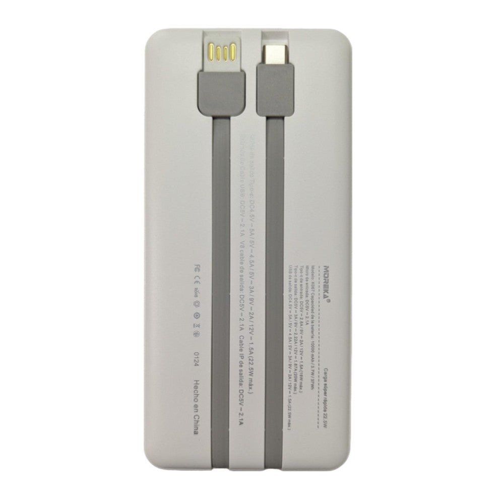 Powerbank Moreka K067 10000 mAh 3.7W Tipo C V8 IP