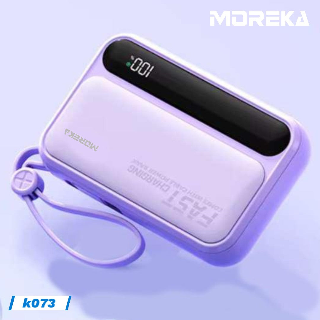 Power Bank Moreka K073 10000 mAh 37W 2 entredas 4 salidas