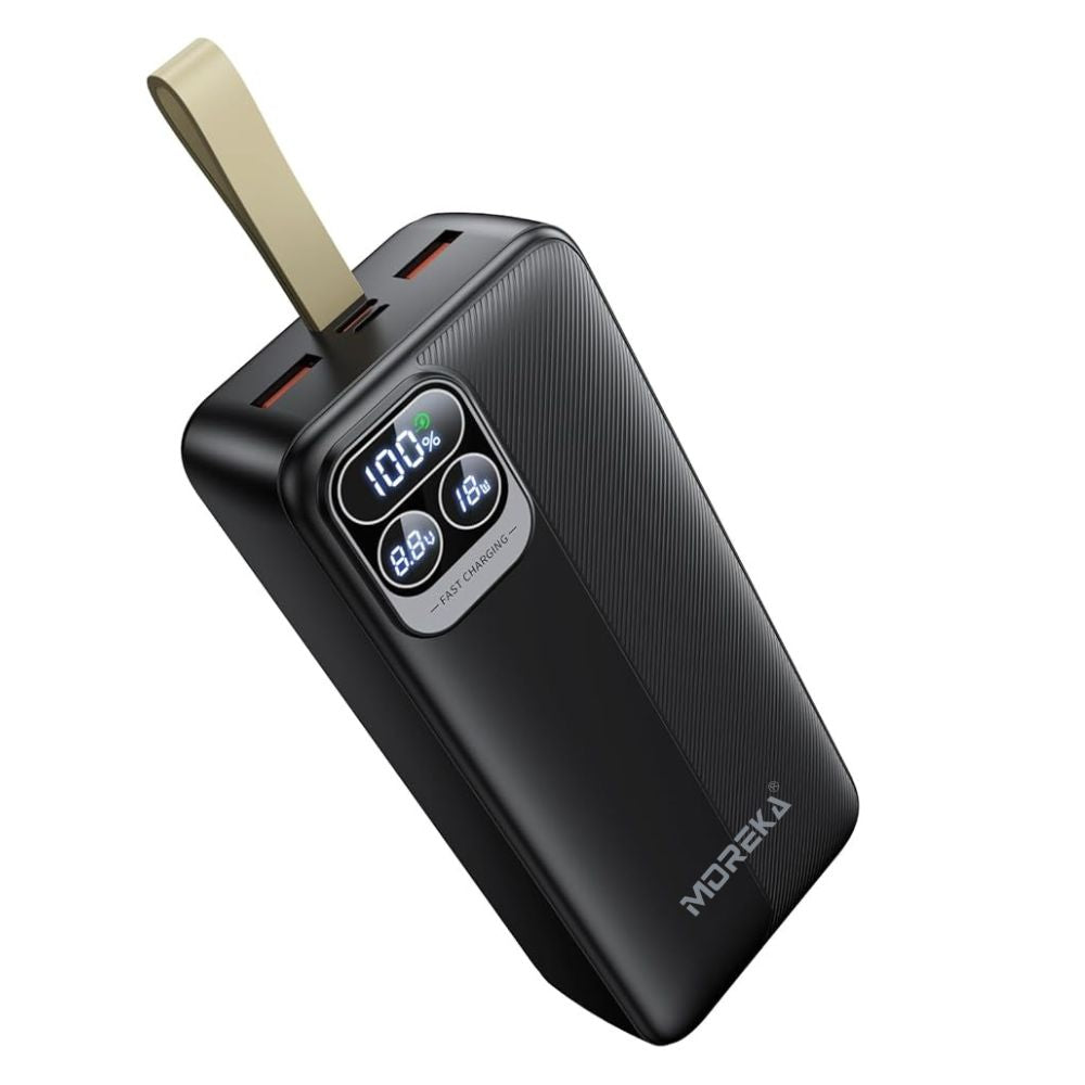 Power Bank Moreka K094 30000mAh 22.5W Cables C Lightning V8