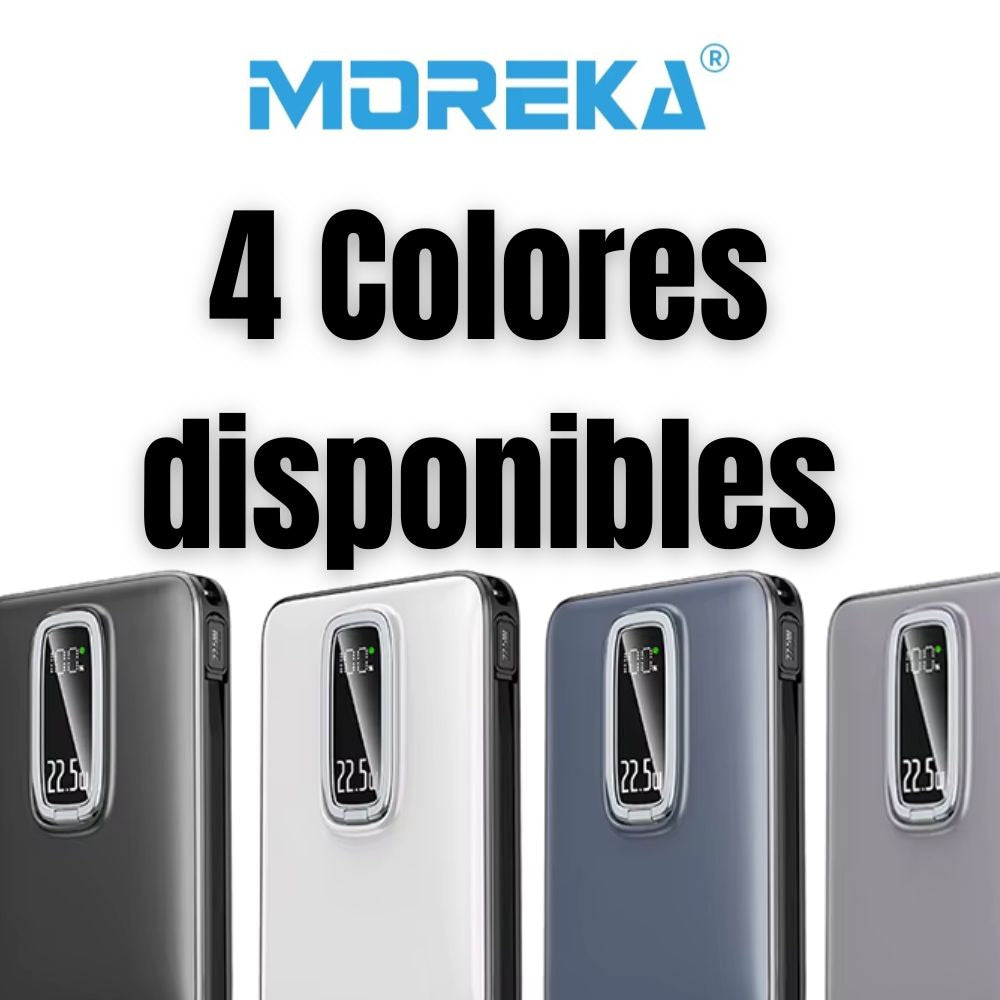 Power Bank MagSafe Moreka K096 12000mAh 22.5W Cable C incluido