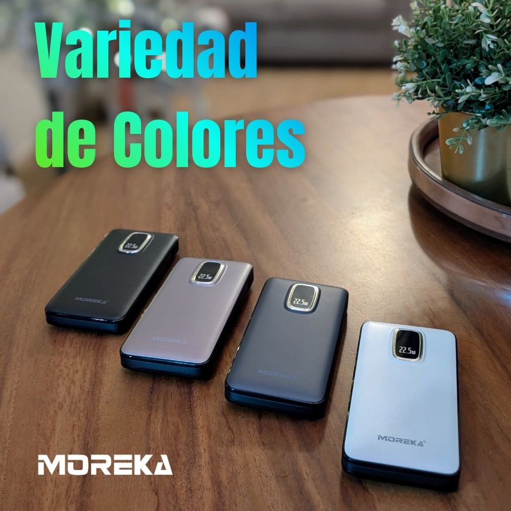 Power Bank Moreka K097 12000mAh  22.4W  Cables C Lightning V8