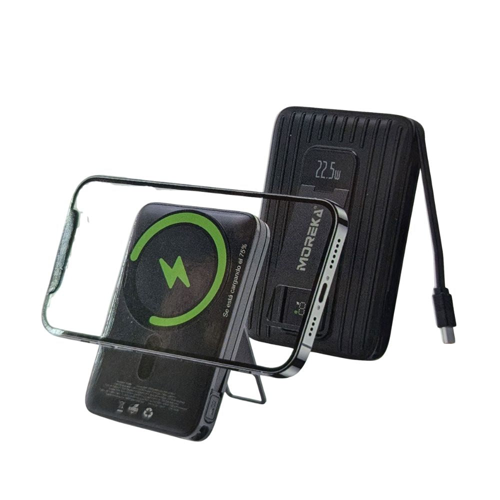 Power Bank Magsafe Moreka K099 12000mAh 22.5W, Magsafe 15w
