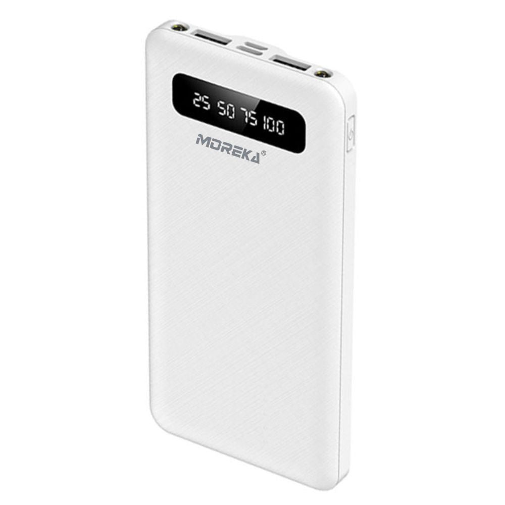 Power Bank Moreka K102 10000mAh 37Wh Linterna compacta ligera
