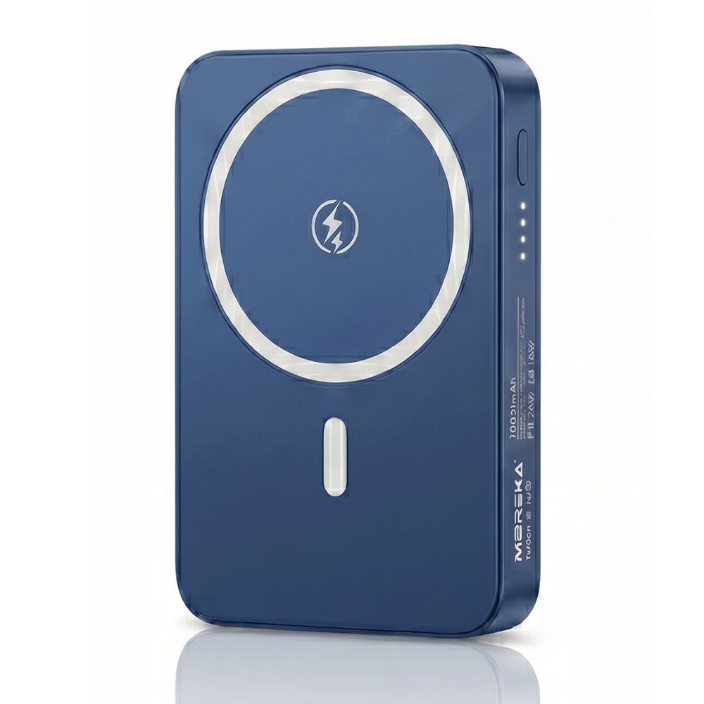 Power Bank Magnético Moreka K109 10000mAh con Carga Rápida Inalámbrica 15W y PD 20W