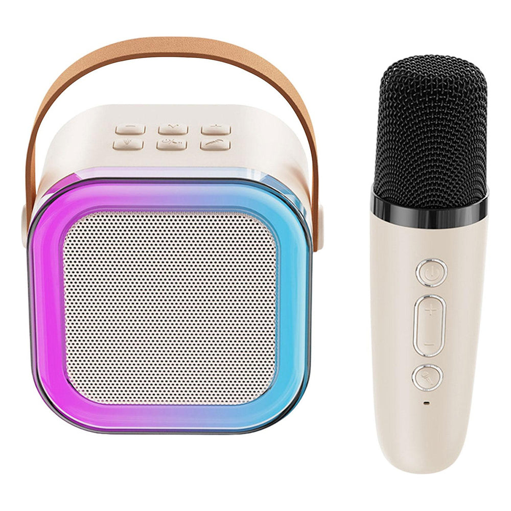 Máquina de karaoke para niños portátil Bluetooth con 1 micrófono K12