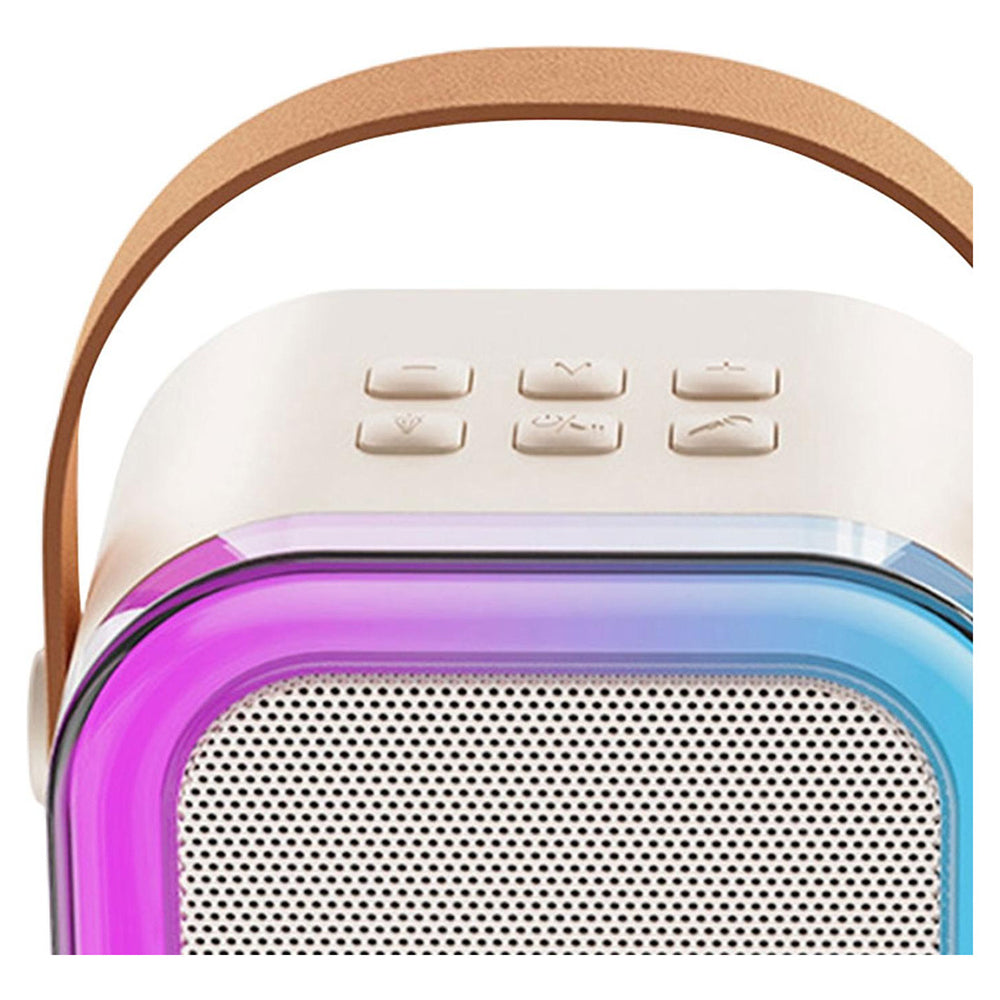 Máquina de karaoke para niños portátil Bluetooth con 1 micrófono K12