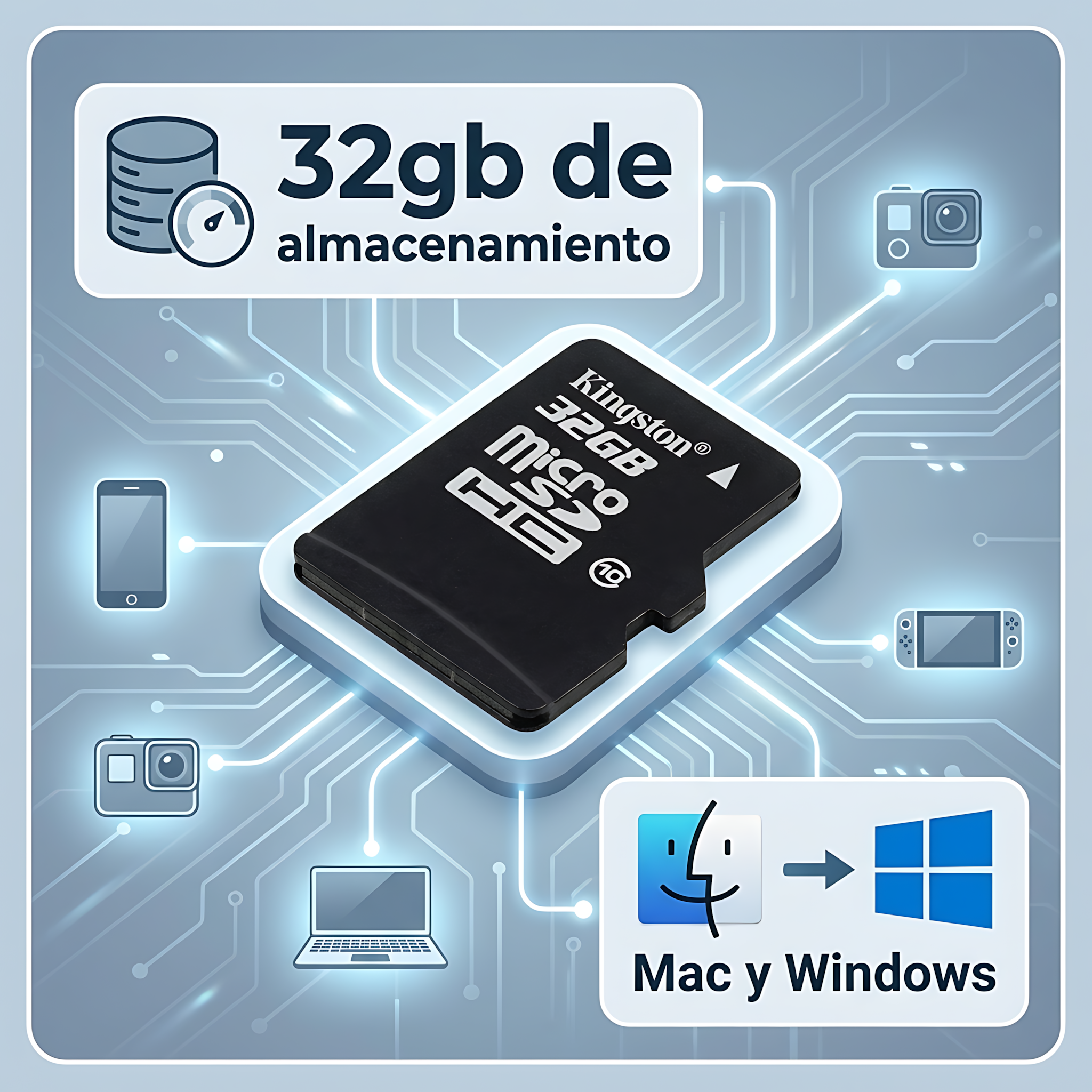 Memoria MICRO SD Kingston 32GB