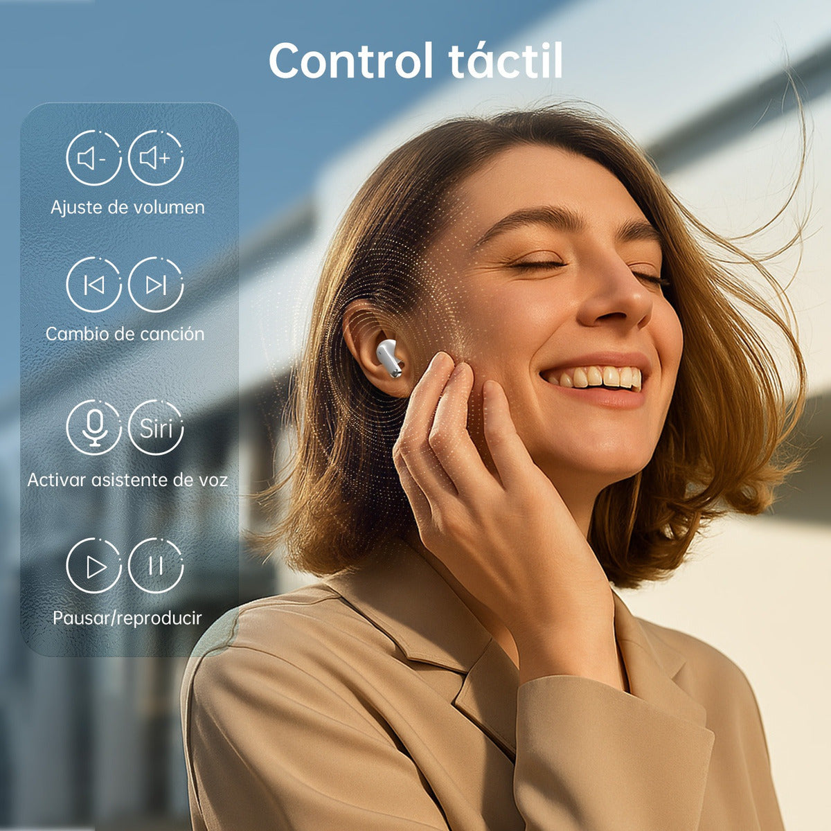 Audífonos L42 Cancelación Ruido  Audífonos 30mAh / Estuche 300mAh IPX4 G-TIDE