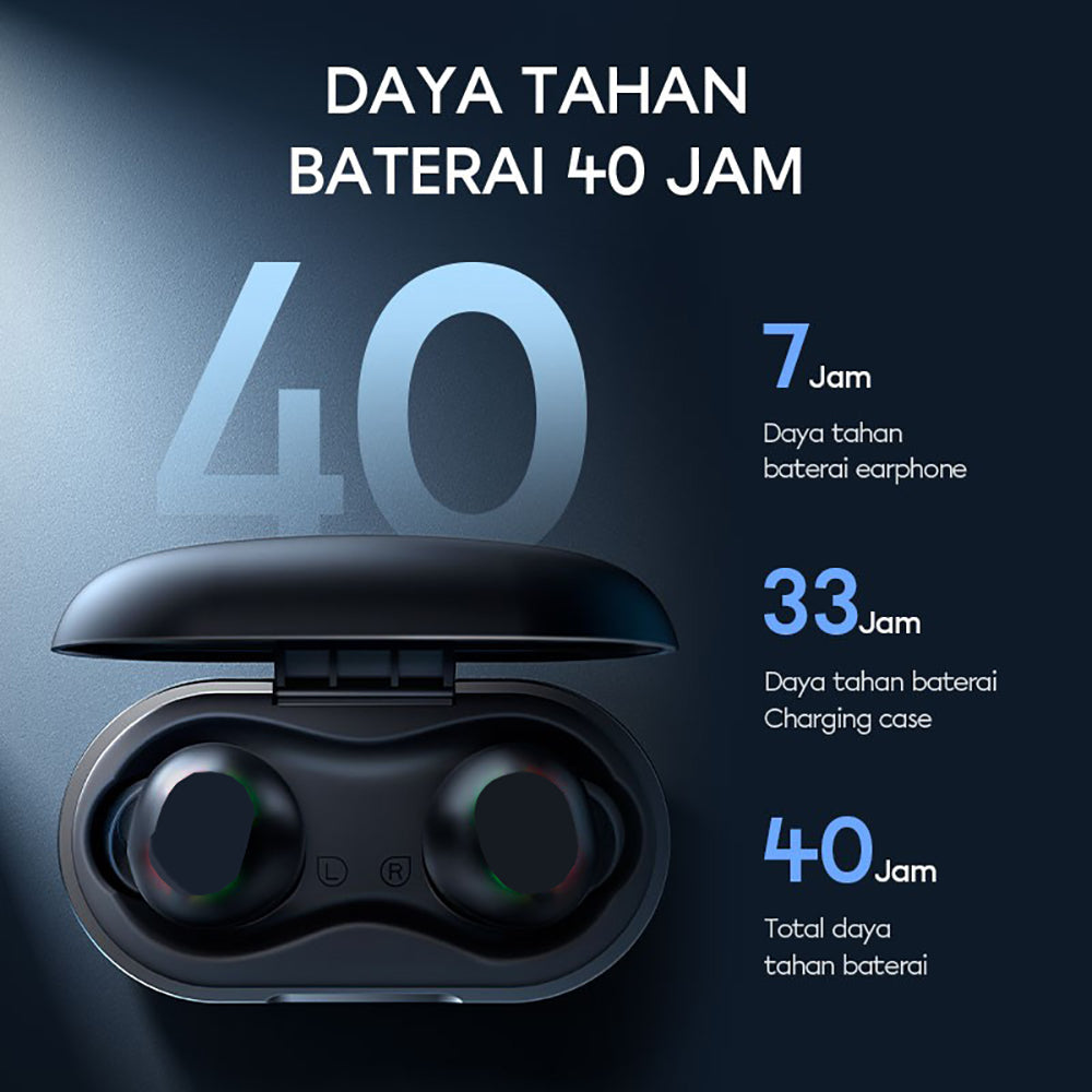 Audífonos Bluetooth 5.0 VIVAN Liberty T110 WaterProof IPX4 40 hrs