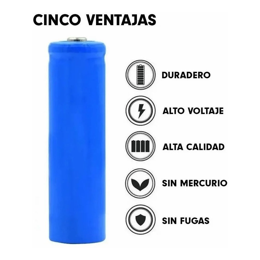 Batería de litio recargable 18650 3.7V y 1200mah para dispositivos digitales y Banco de energía