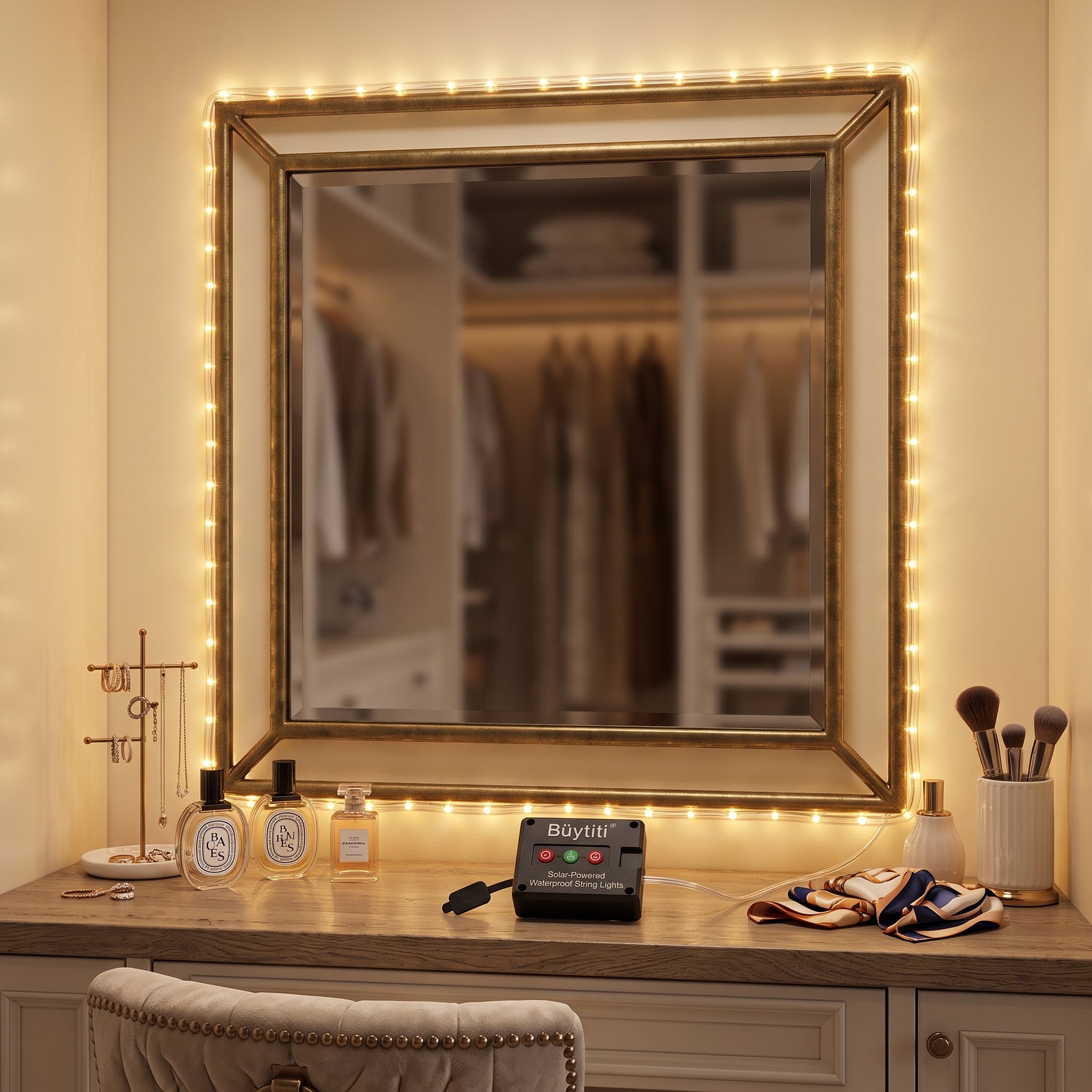 Luces Decorativas LED Büytiti ZSD-290 12 Metros Batería Recargable Interior