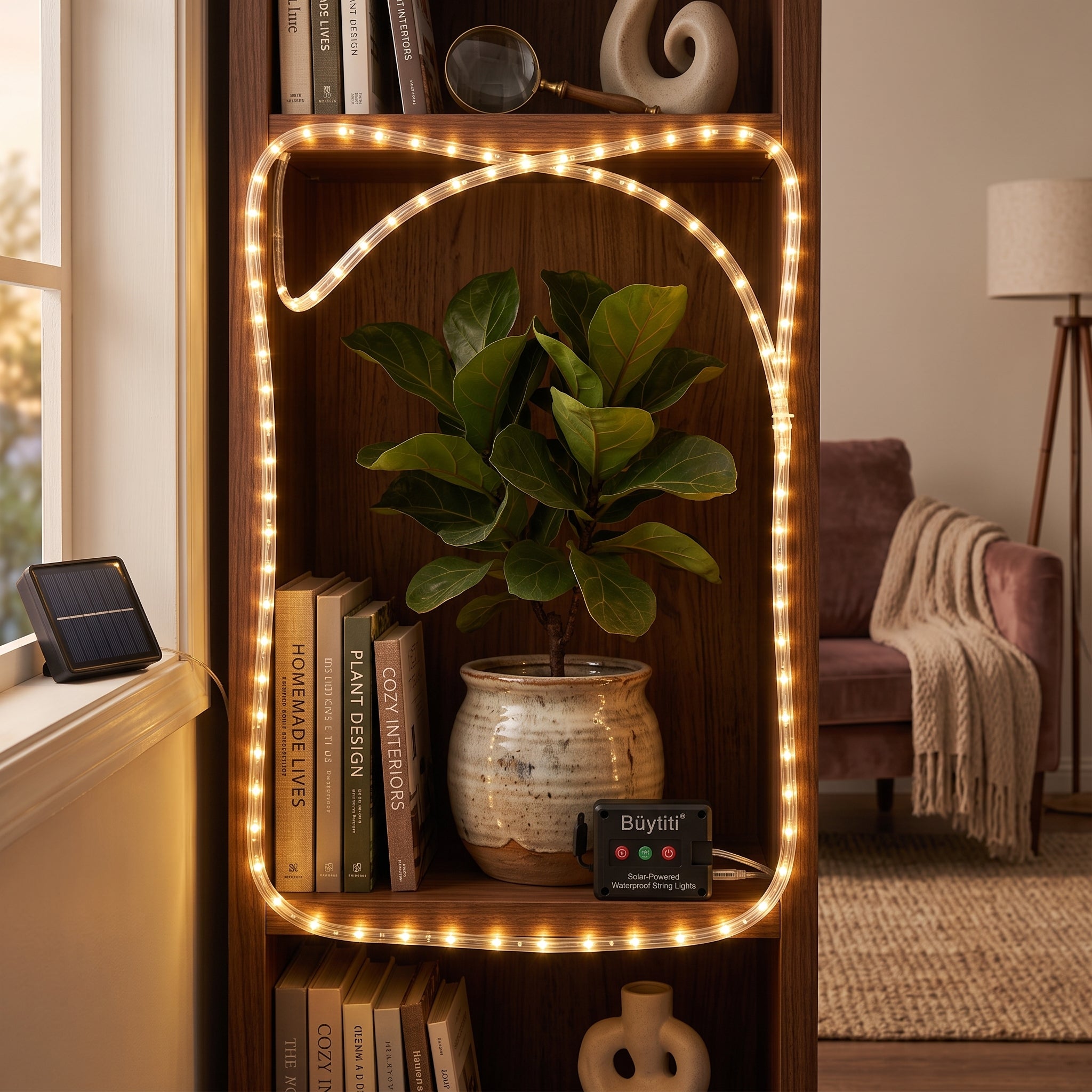 Luces Decorativas LED Büytiti ZSD-290 12 Metros Batería Recargable Interior