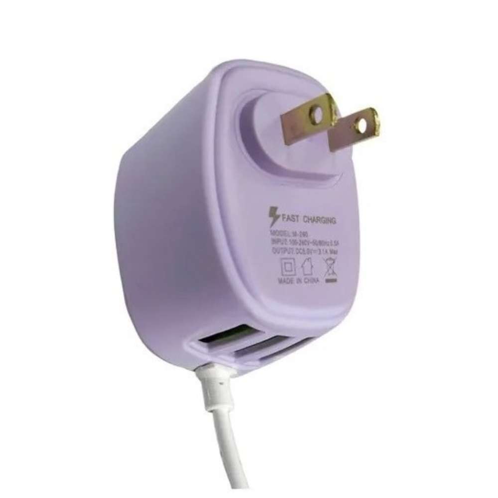 Cargador Moreka M-260,  3.1 A, Cable Tipo micro USB