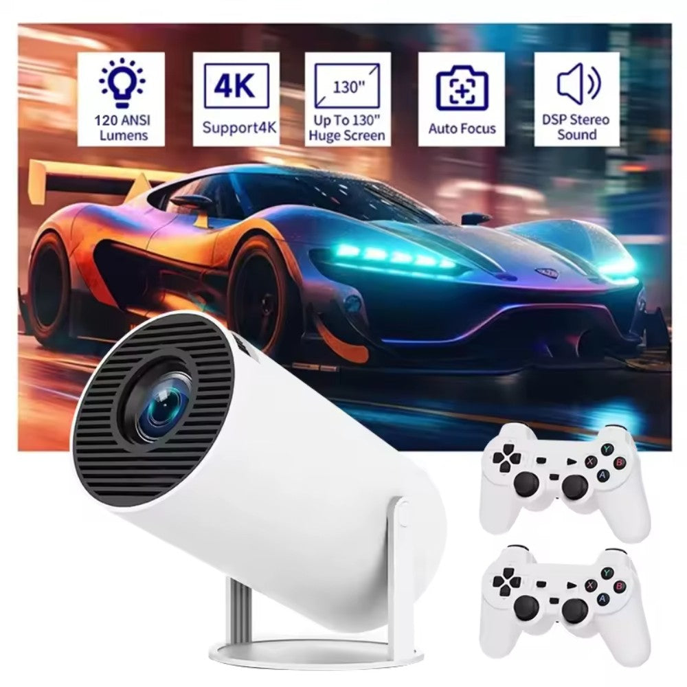 Proyector Android 4k Hd Wifi Smart Tv Videojuegos Portatil M300 MAX