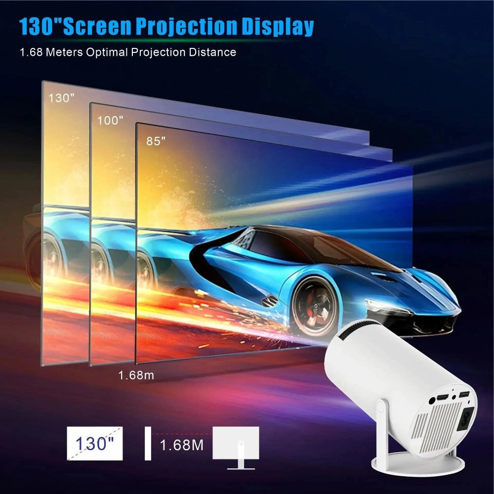Proyector Android 4k Hd Wifi Smart Tv Videojuegos Portatil M300 MAX