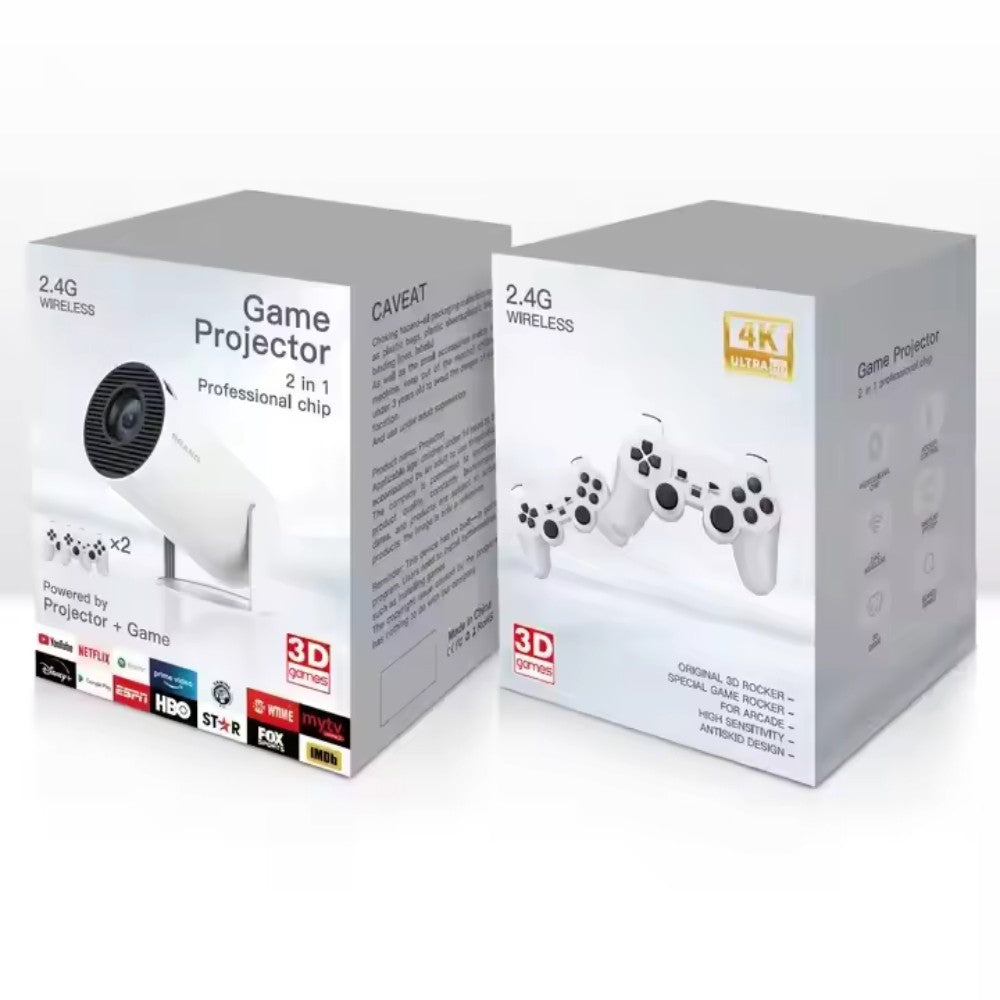 Proyector Android 4k Hd Wifi Smart Tv Videojuegos Portatil M300 MAX