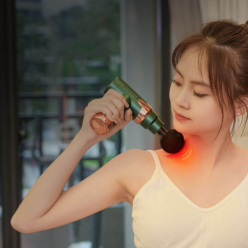 Pistola Muscular Masajeadora portátil Recargable Usb 6 Velocidades JY-760