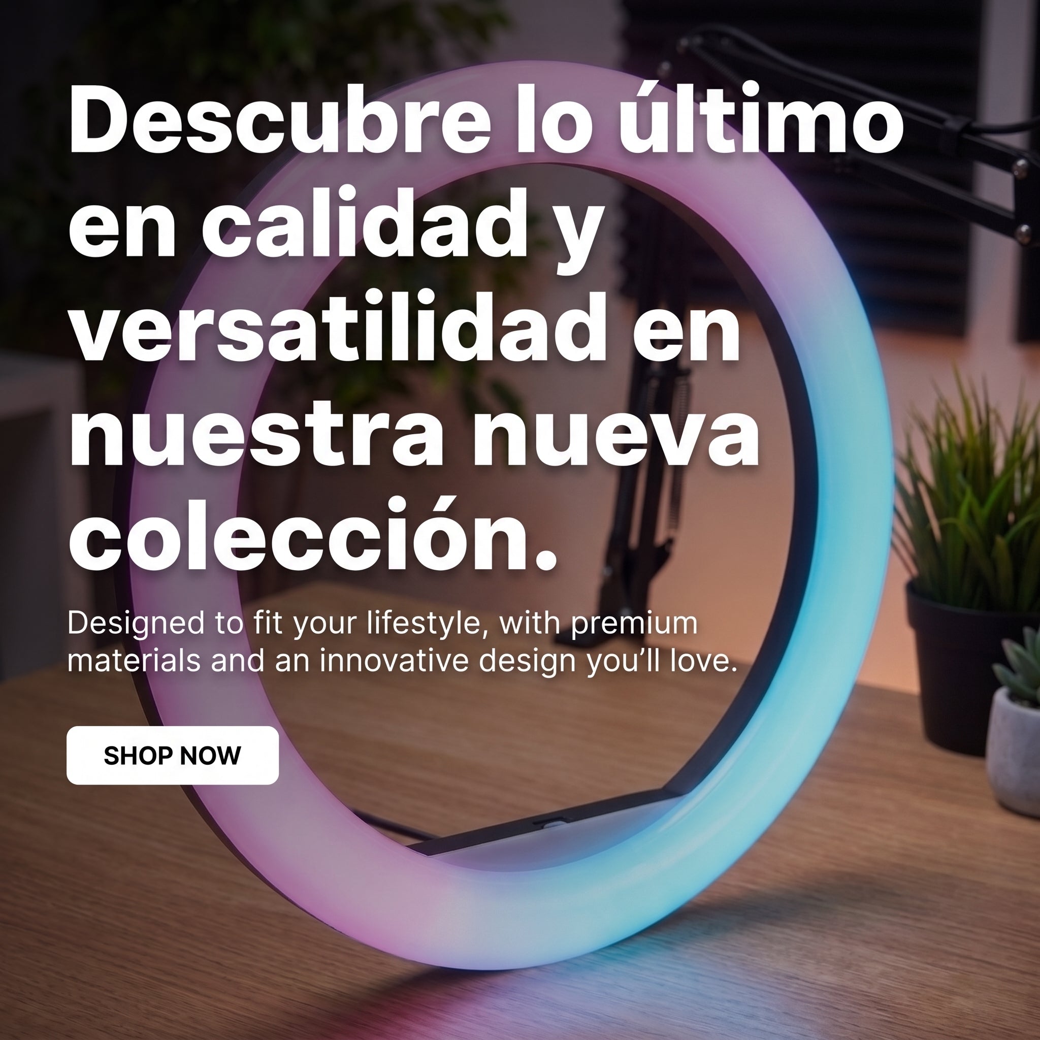 Aro de Luz LED RGB MJ-30