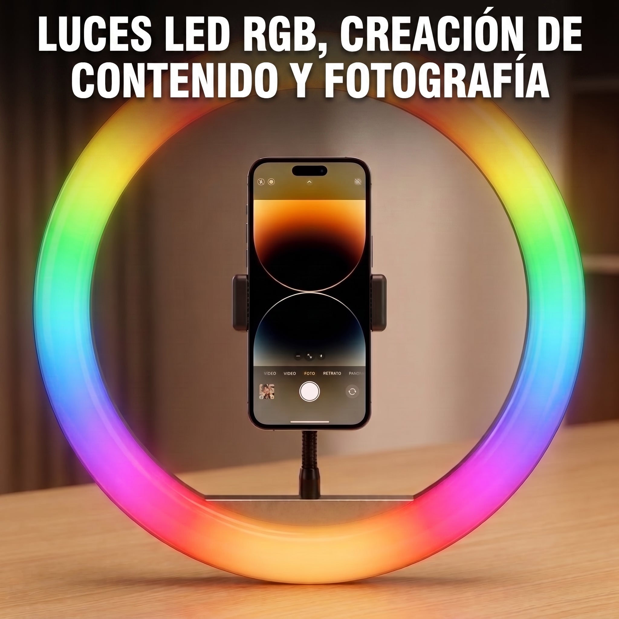 Aro de Luz LED RGB MJ-30