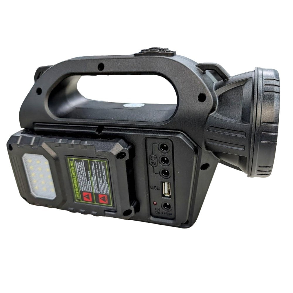 Mini Sistema Solar 3 Focos Linterna Power Bank 4500 30W mAh MOR-C8