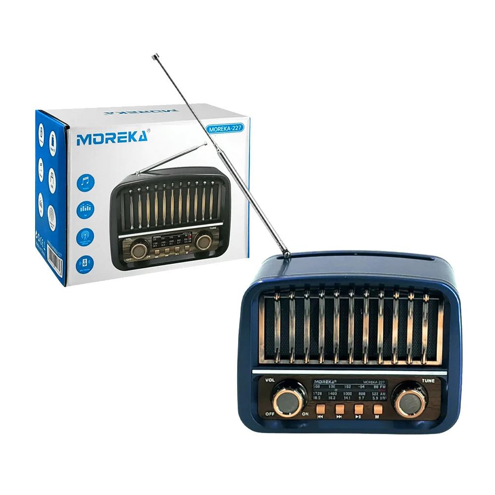 Radio bocina MOREKA con FM-AM, puerto USB-TF MOREKA-227