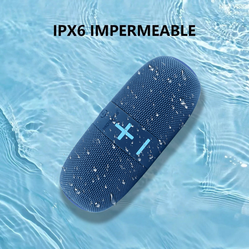 Bocina Bluetooth Moreka 300 TF Card Radio FM Resistente al agua