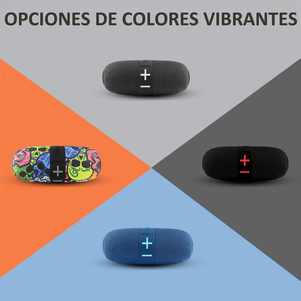 Bocina Bluetooth Moreka 300 TF Card Radio FM Resistente al agua