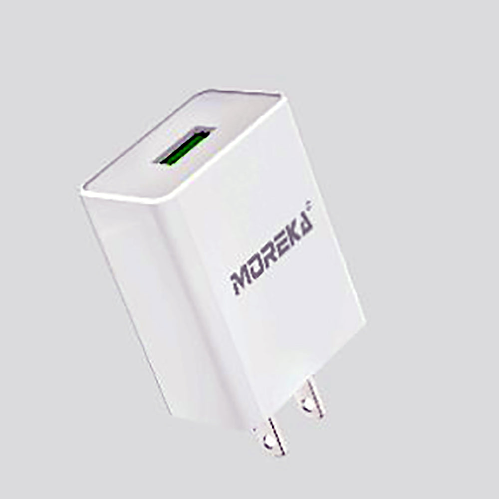 Cargador Moreka MR1275 2.1A, 10W Carga Rapida