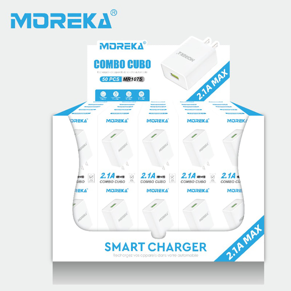 Charger Moreka MR1275 2.1A, 10W Fast Charge
