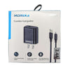 Cargador Moreka MR2886  2.4A  Puerto USB incluye Cable Micro USB 1M