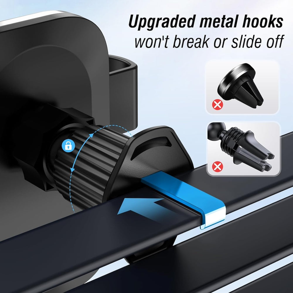 Soporte Automóvil Rendija Ventilación Rotación 360° Moreka Modelo MRT-932