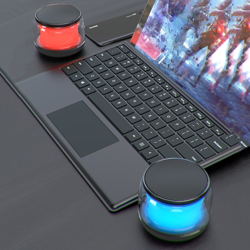 Bocina MS300 5W 5000mAh 4-5 hrs de bateria Bluetooth luz RGB recargable