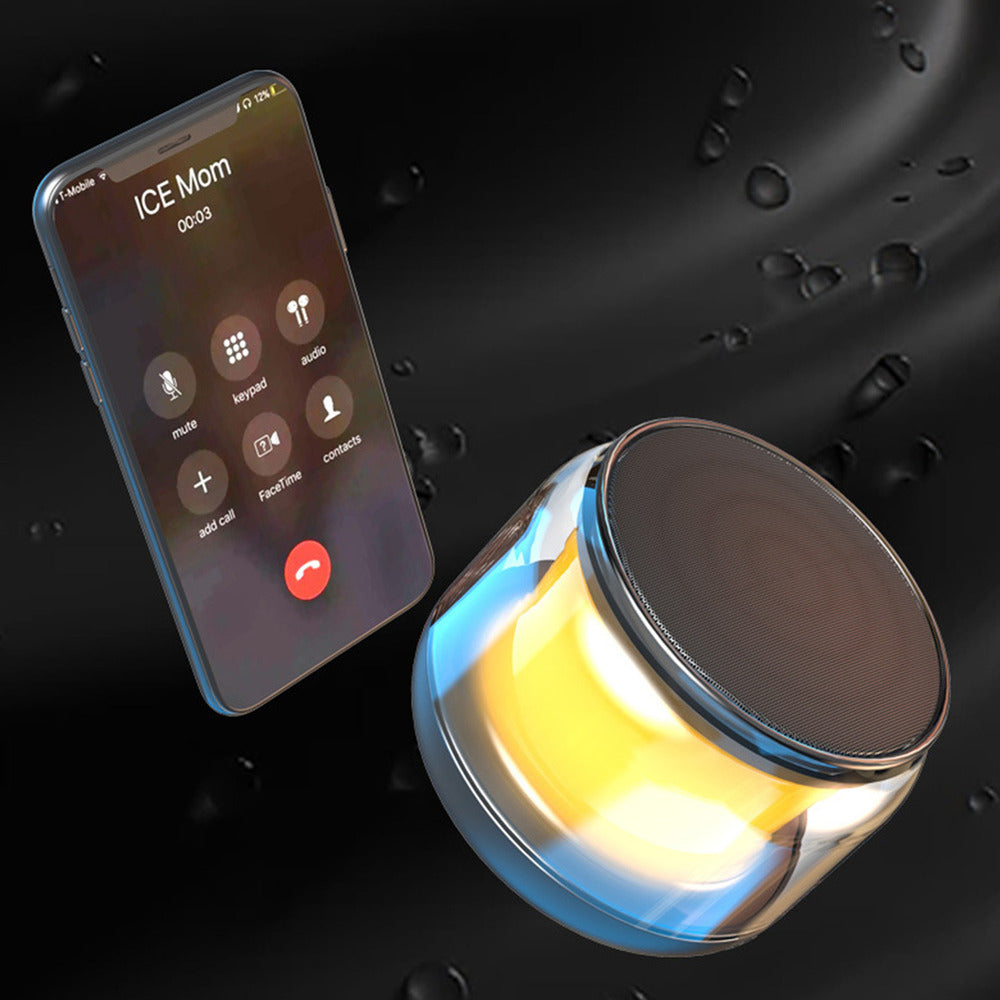 Bocina MS300 5W 5000mAh 4-5 hrs de bateria Bluetooth luz RGB recargable