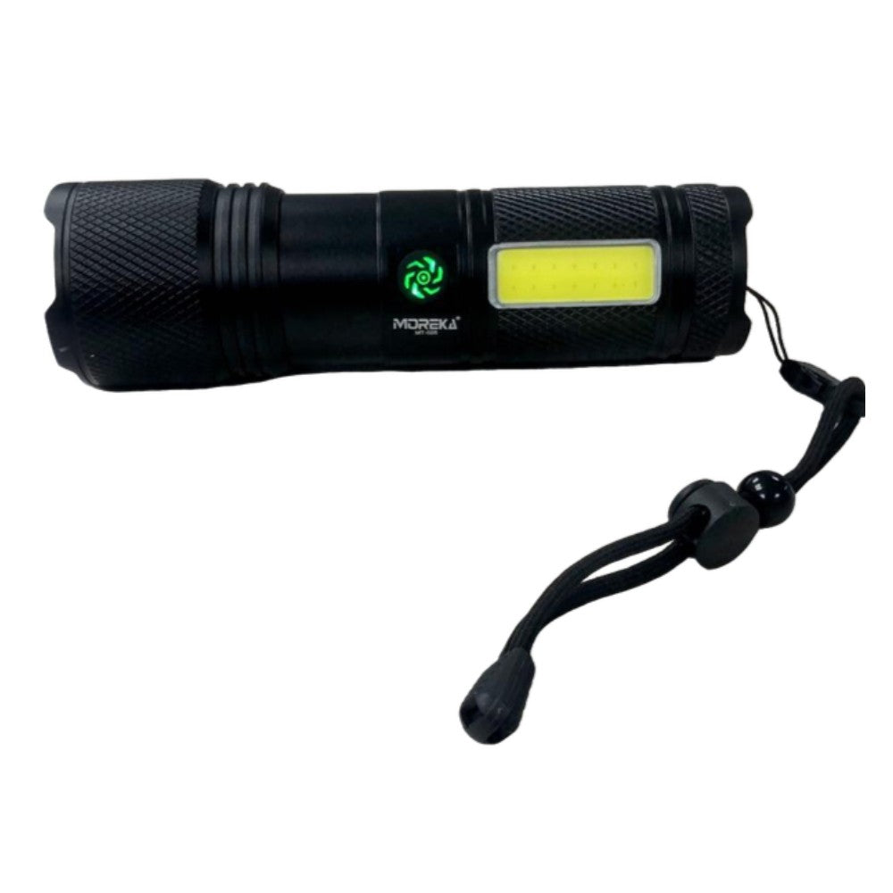 Linterna tactica metalica recargable 2400mAh TG+COB 3000 metros de distancia MT-025