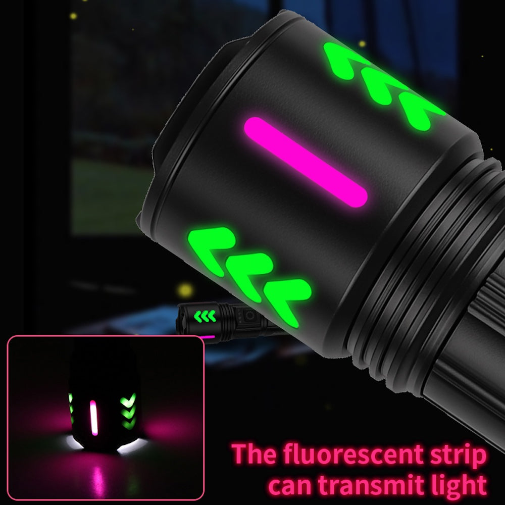 Lampara Táctica Recargable Usb Laser 20W 8800mAh / 4.2V  Moreka MT-032