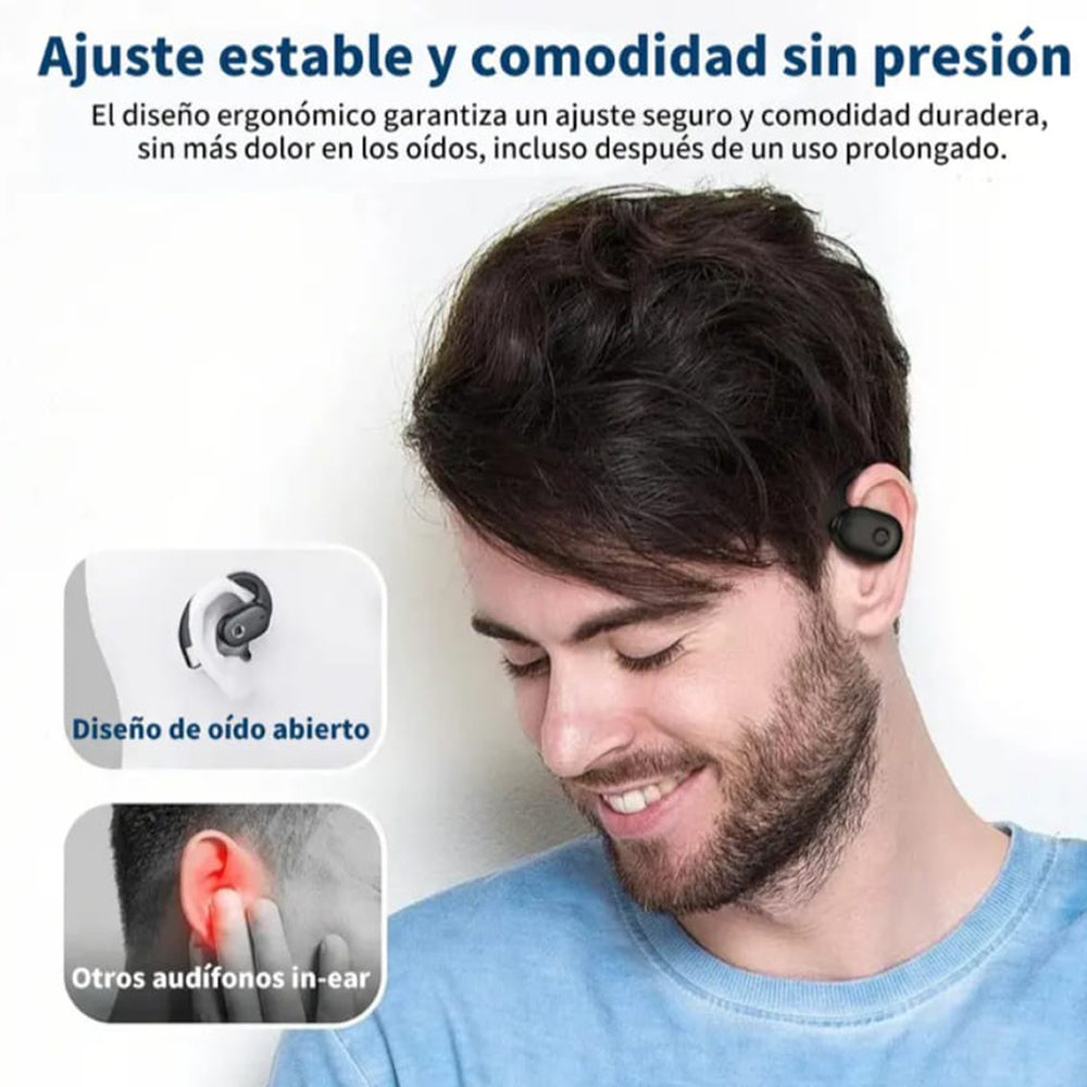 Audífonos Bluetooth Conducción de Aire Cancelación de Ruido Sport 50mAh IPX4 G-TIDE OWS 8