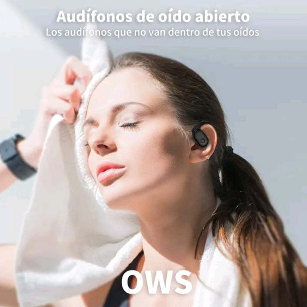Audífonos Bluetooth Conducción de Aire Cancelación de Ruido Sport 50mAh IPX4 G-TIDE OWS 8