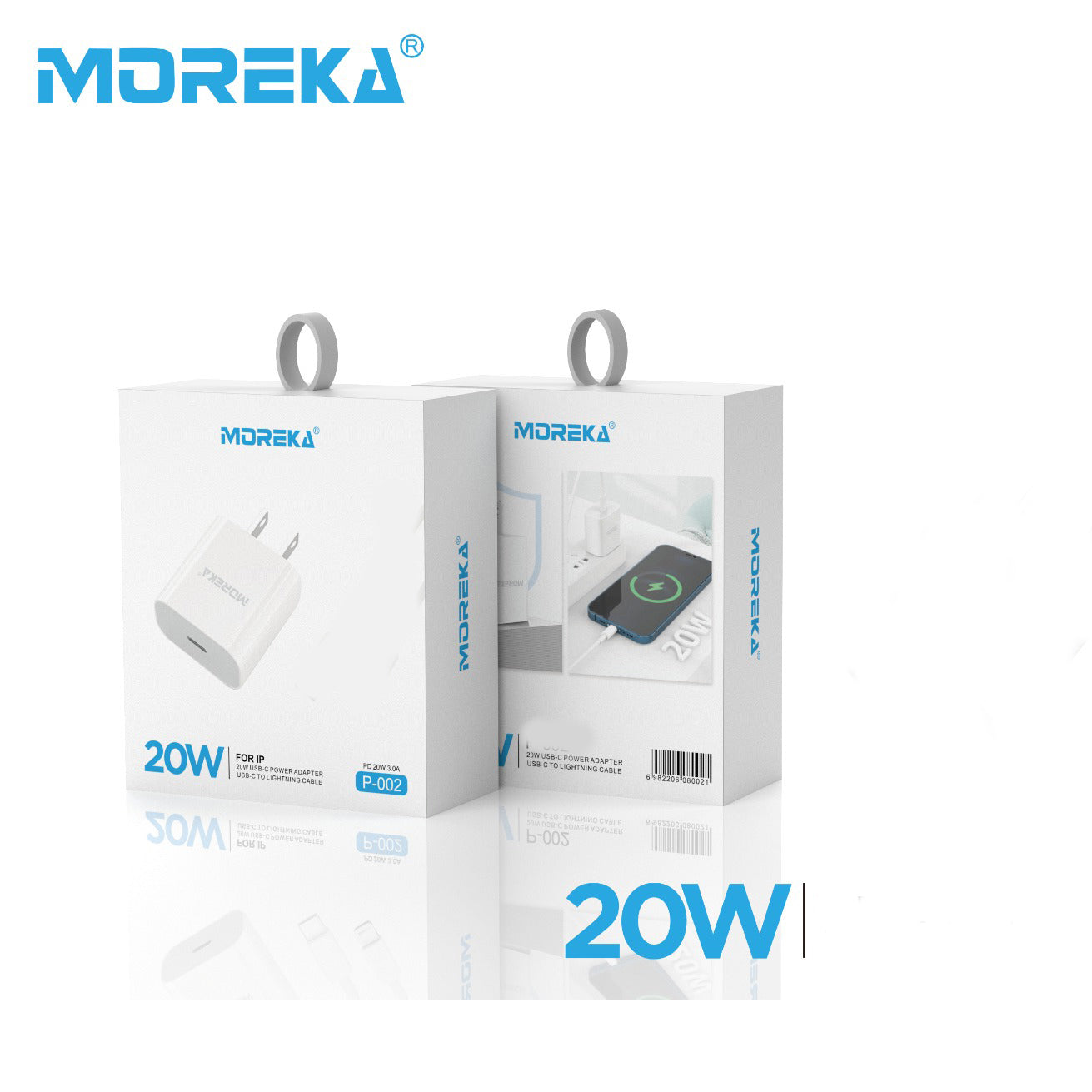 Cargador MOREKA P-001 20W, 3.1A