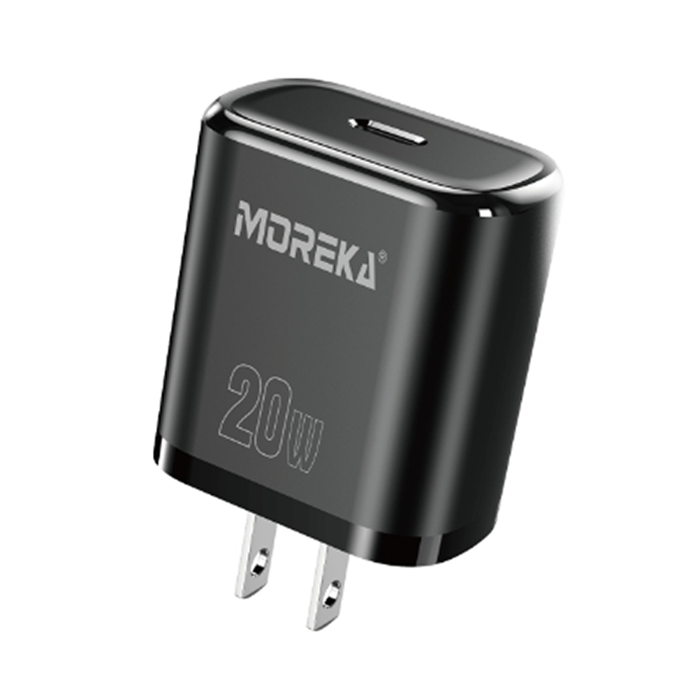 Cargador 20W Moreka P208 puerto tipo C Cubo
