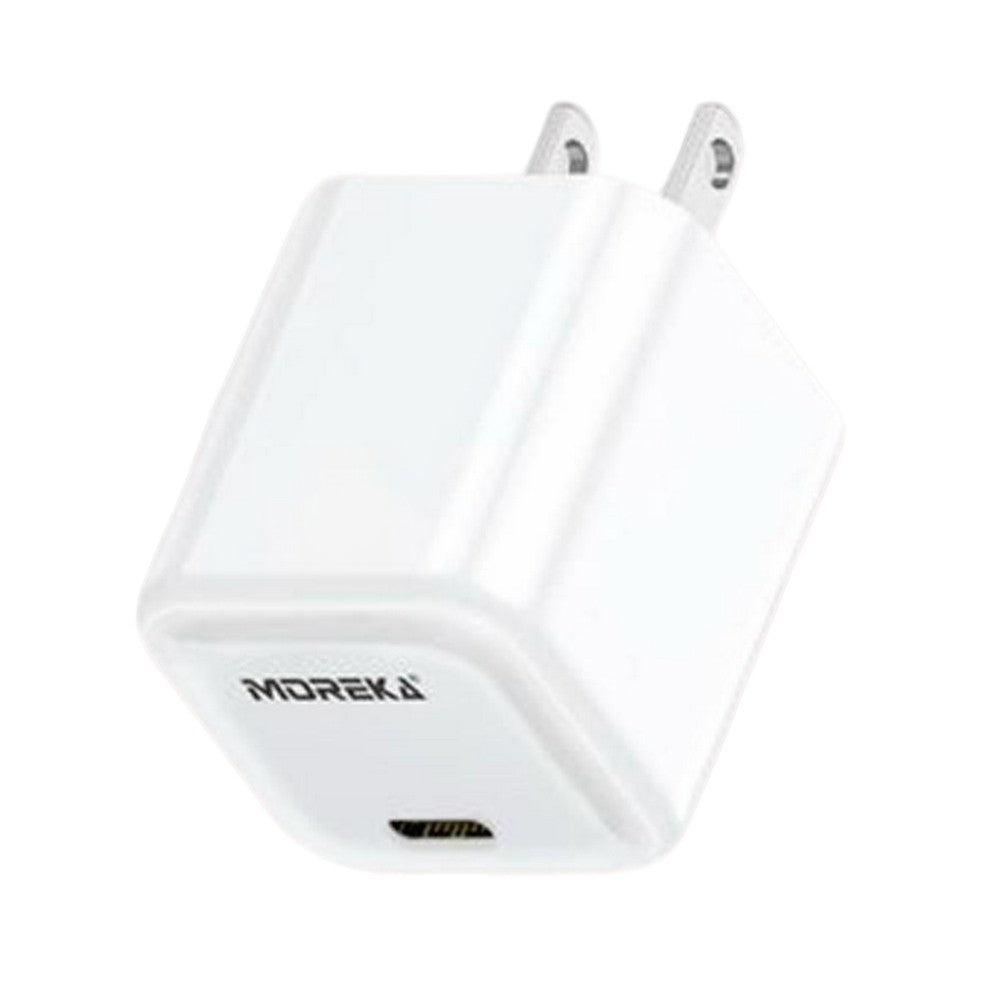 Cubo carga rápida 20W 5V- 3A puerto C Moreka P-214