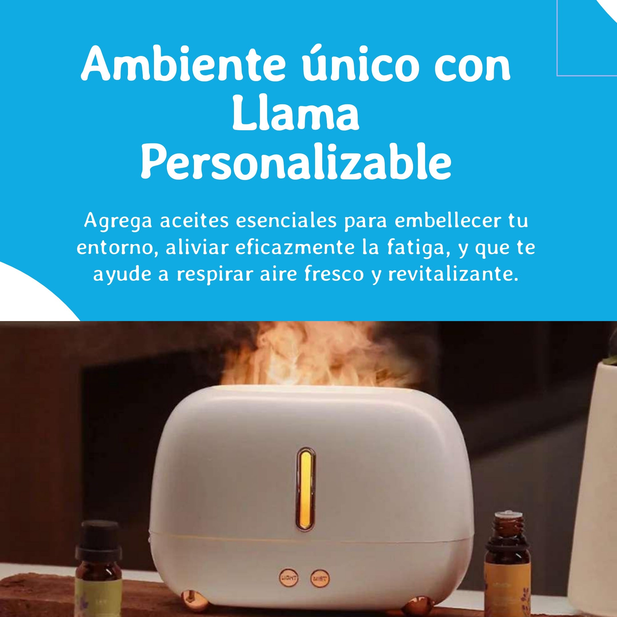 Humificador de llama Portatil A318 Aromaterapia