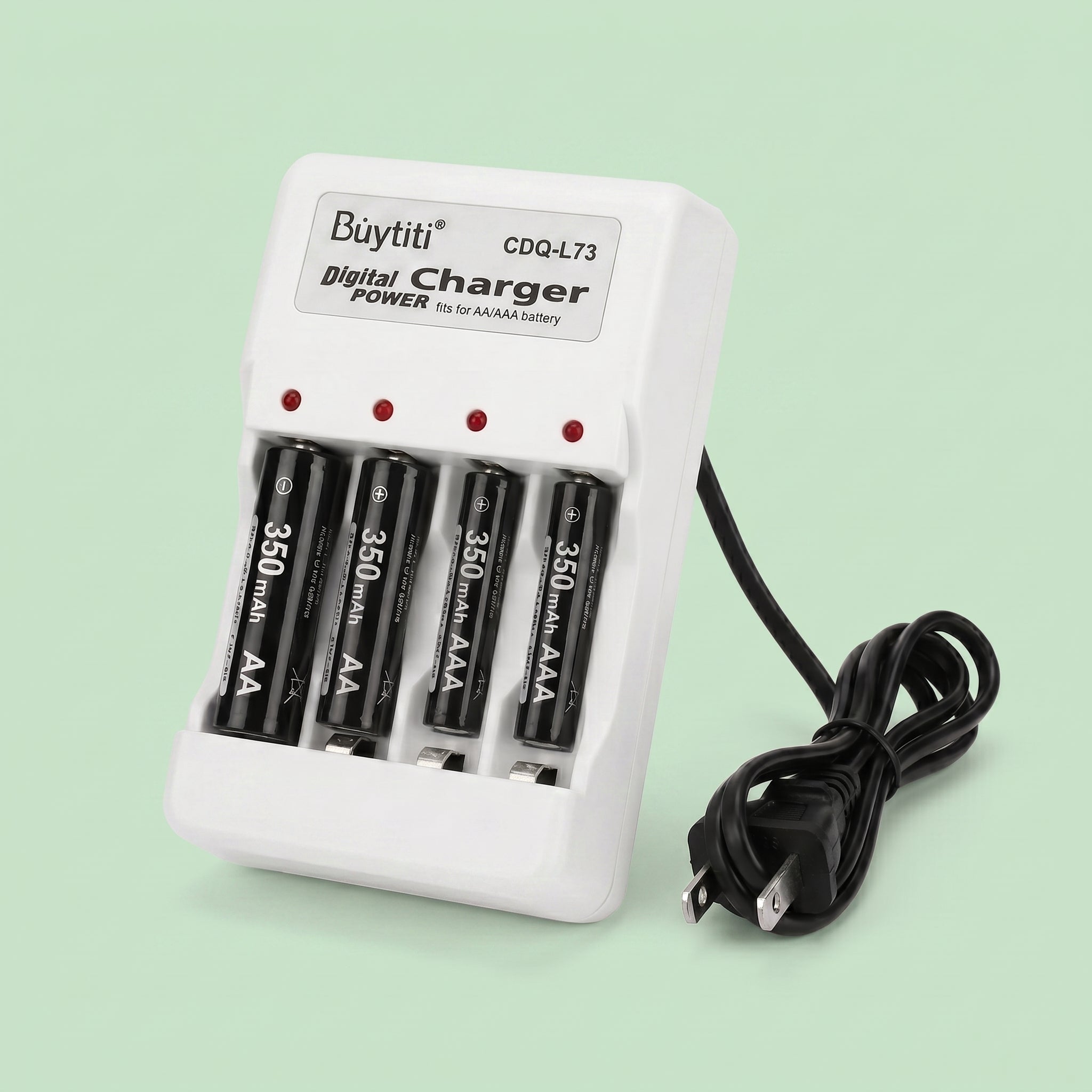 Cargador de Baterias AA/AAA BuyTiti CDQ-L73 con Indicador LED