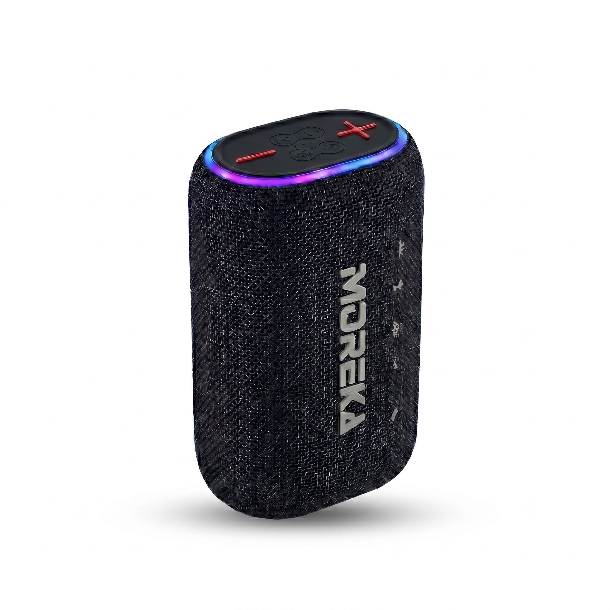 Altavoz Inalámbrico Moreka 442 20W con Batería 10000mAh  46 Horas de Reproducción TWS Estéreo Luz RGB Power Bank y Entrada para Tarjeta TF